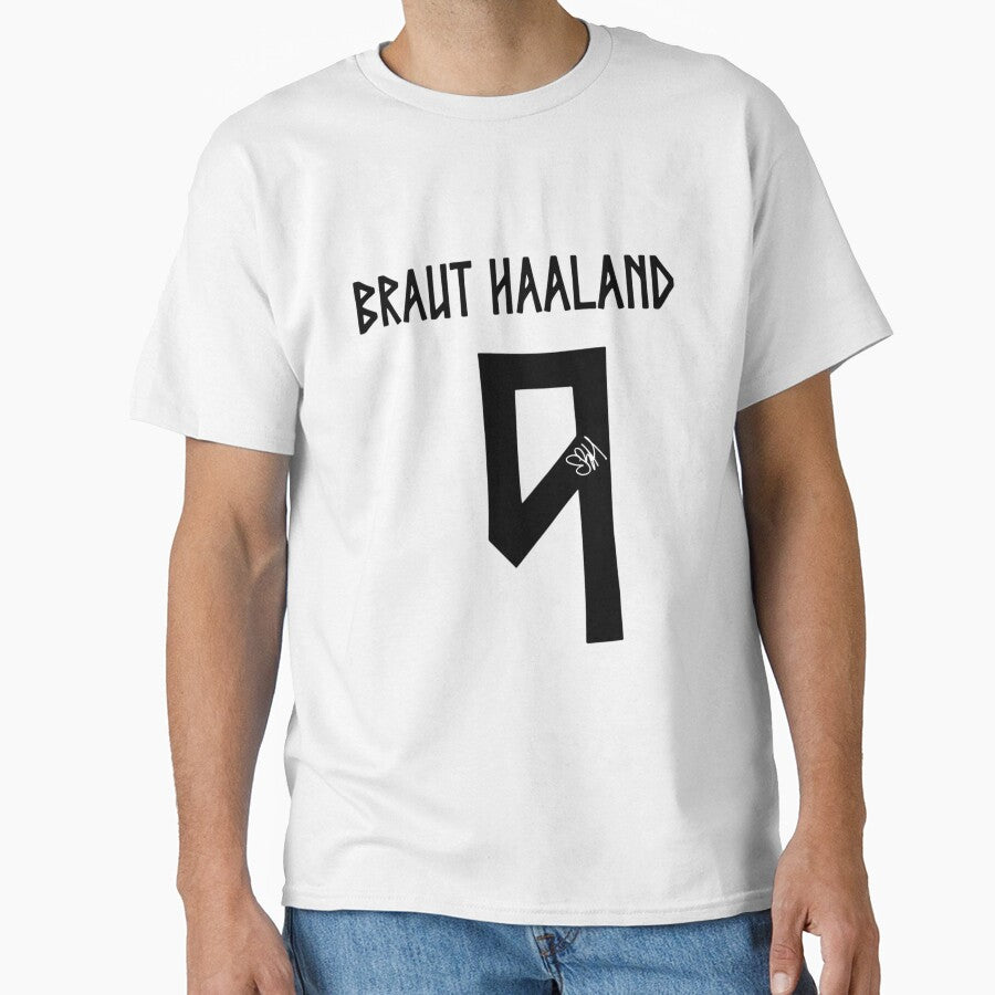 Erling Haaland Norway World Cup Signature black by DonetTrent