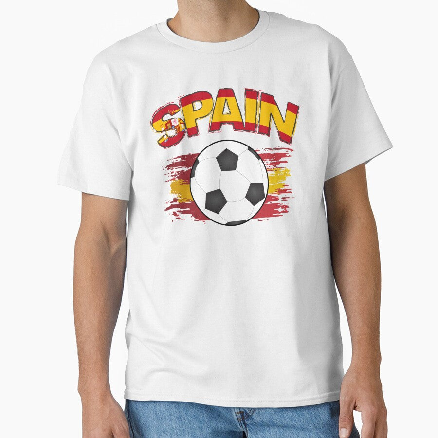 Spain Soccer Flag Jersey, Spain Football Fun by redodaha