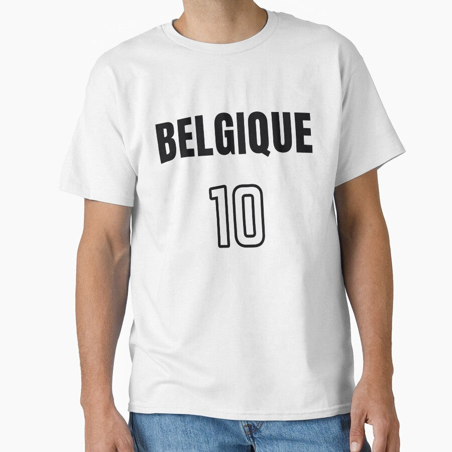 T-shirt number ten supporter of Belgian Red Devils by Passionfoot