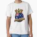 Australia flag Crowned Soccer Ball by QuiteOrbit
