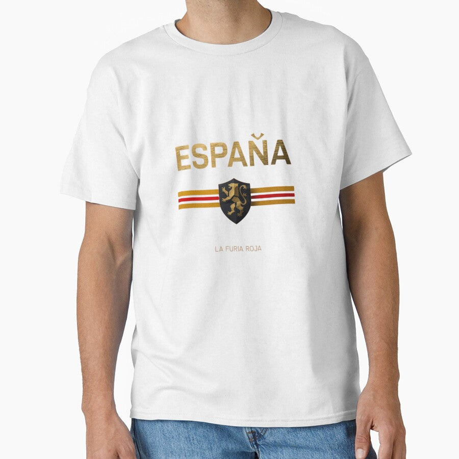 España Football Lion Crest - Spain La Furia Roja Soccer by PACS0011