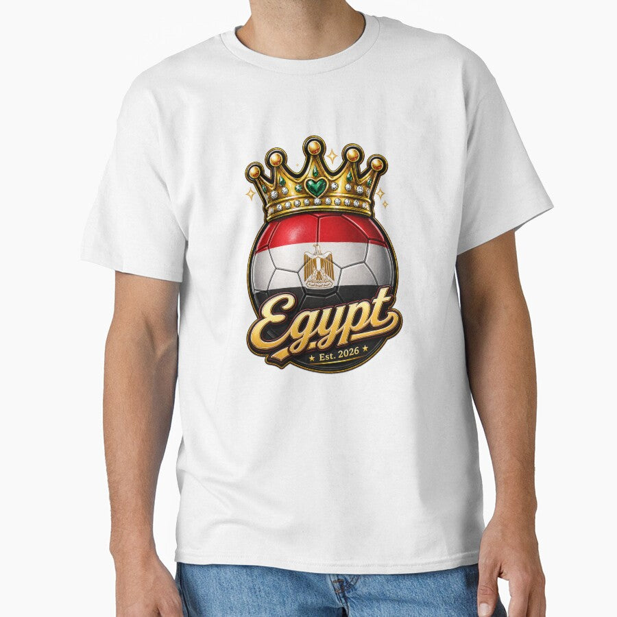 Egypt flag Crowned Soccer Ball by QuiteOrbit