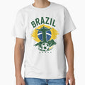 Brazil Team Soccer with Christ the Redeemer | Brazilian Futbol by pixiedustpaint