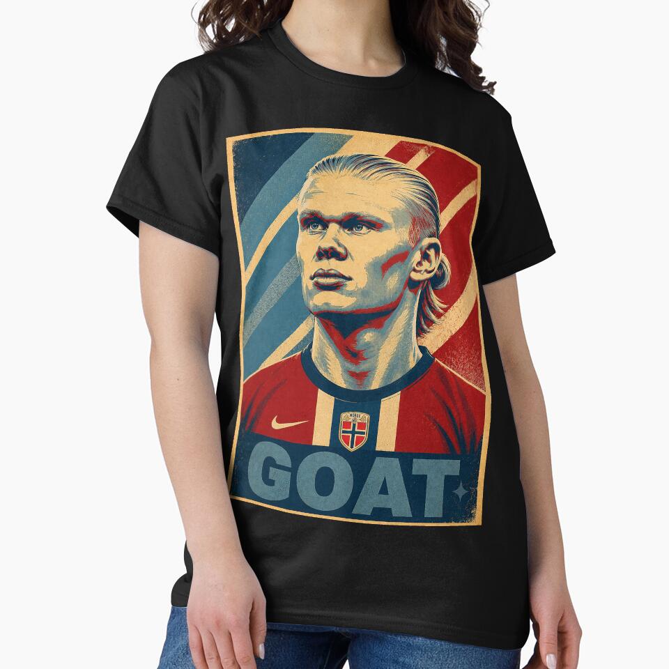Erling Haaland - G.O.A.T Typography Norway by DonetTrent