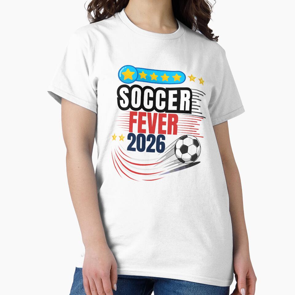 Soccer Fever 2026 USA Fan Shirt – American Football Vibes by M.Store