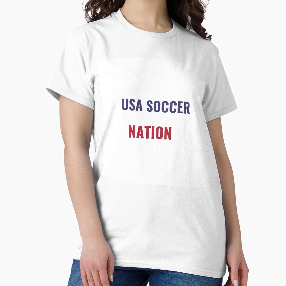USA SOCCER NATION Shirt – American Soccer Fan Tee | Uncle Jichuan by Uncle-Jichuan