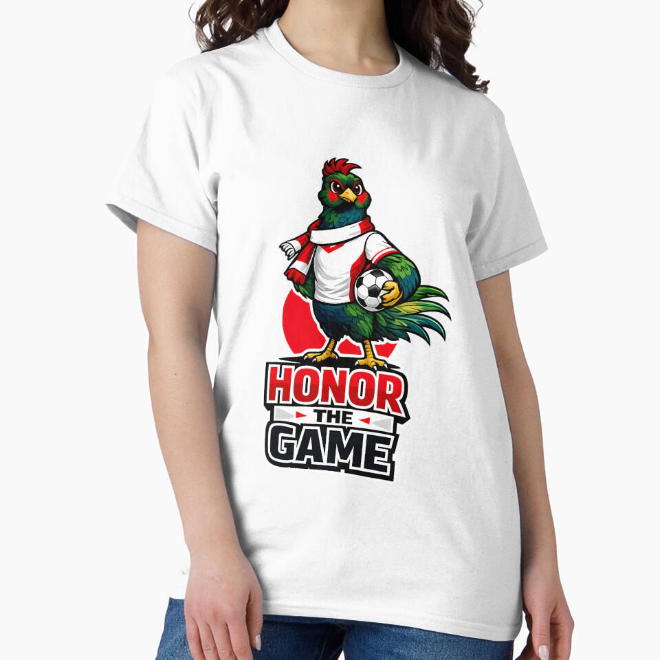 Japan Green Pheasant Soccer Mascot  Honor The Game Football Fan T-Shirt  Sticker by nolanaygiz