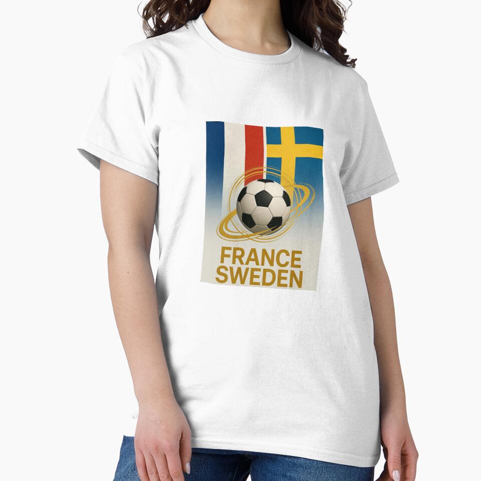 France vs Sweden Soccer 2026 | Football Match Poster by Nexus Space