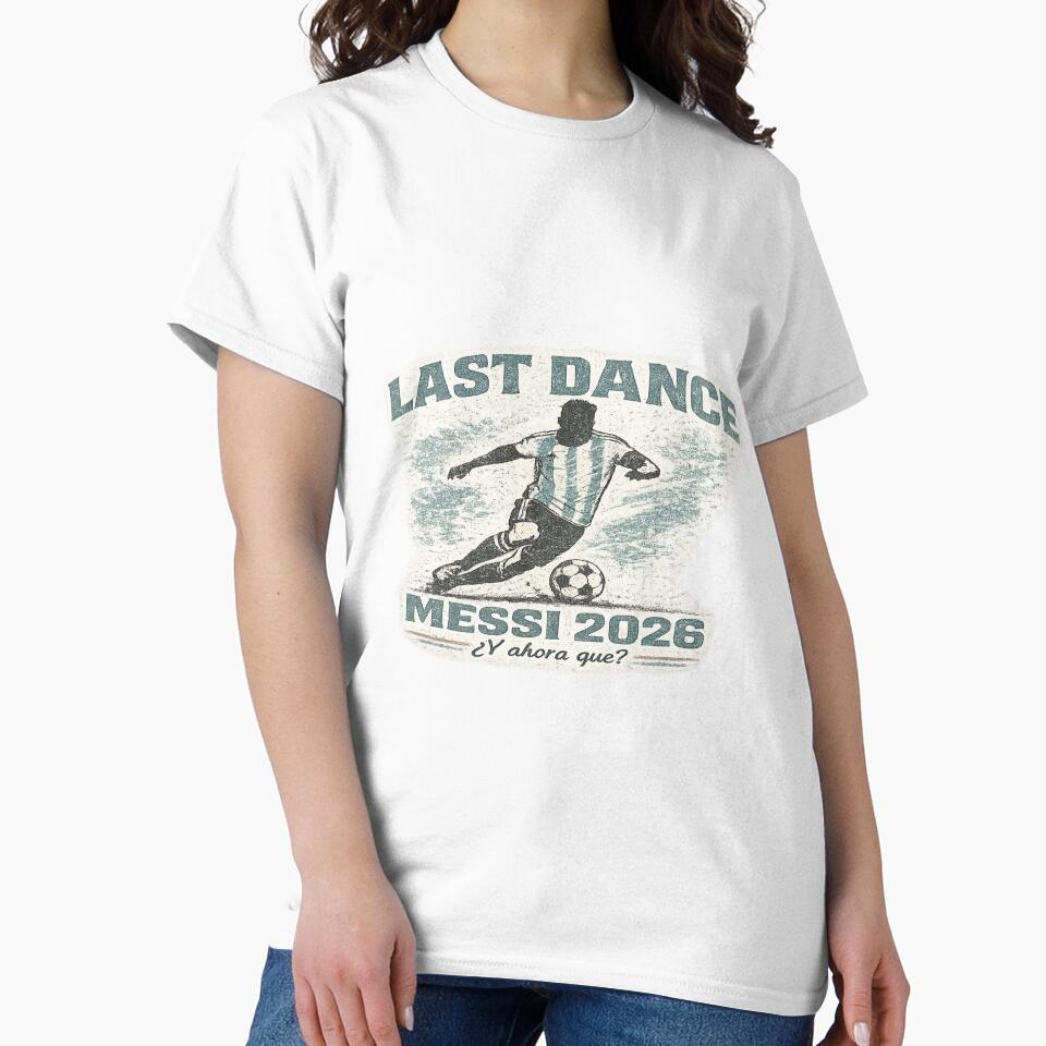 Last Dance Messi 2026 Vintage Soccer Tribute by ArthUpscale