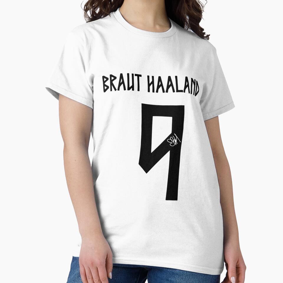 Erling Haaland Norway World Cup Signature black by DonetTrent
