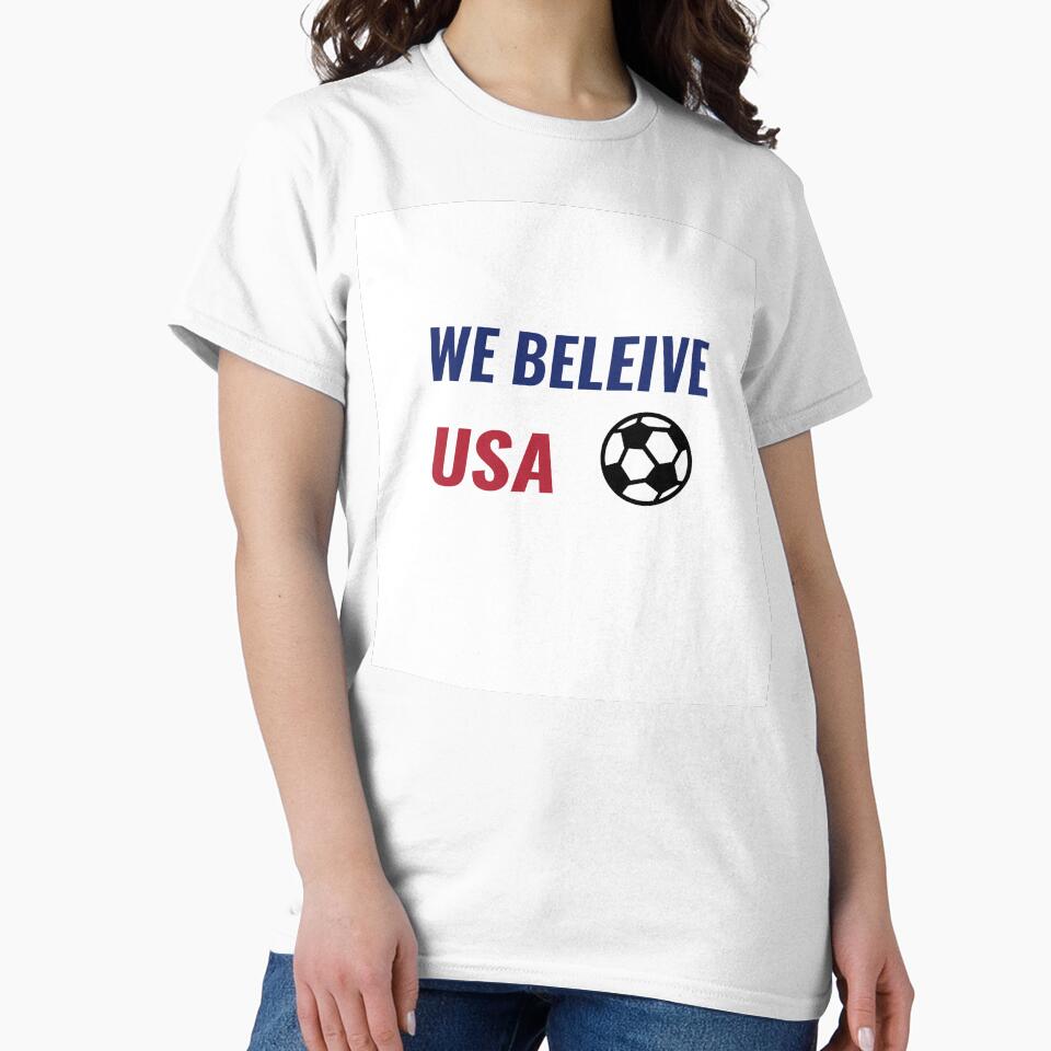 WE BELIEVE USA Shirt – World Cup Playoff Tee | Uncle Jichuan by Uncle-Jichuan