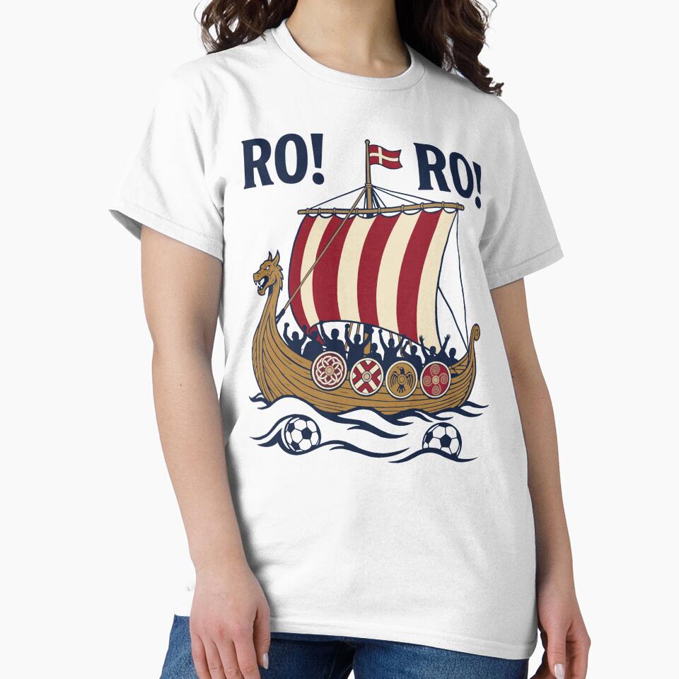 Ro Ro Norway Viking Ship Soccer Fan Pride by FreshVibe Prints