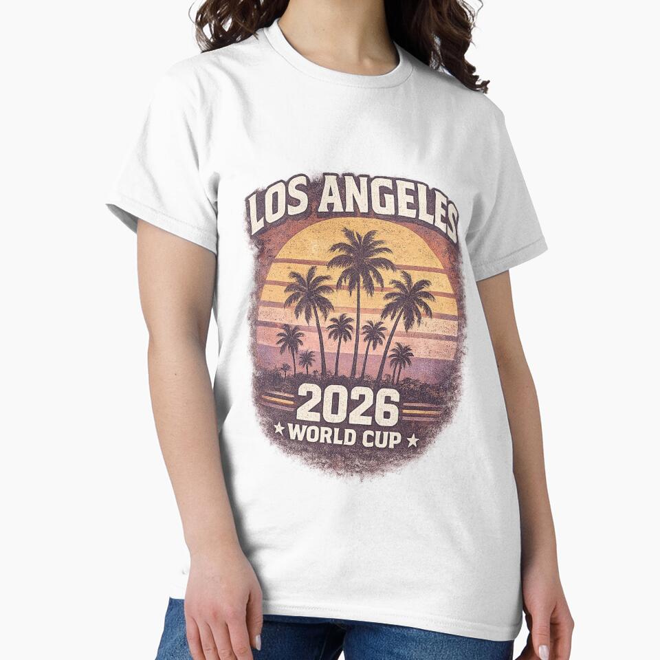 Los Angeles 2026 Retro World Cup Tee by ArthUpscale