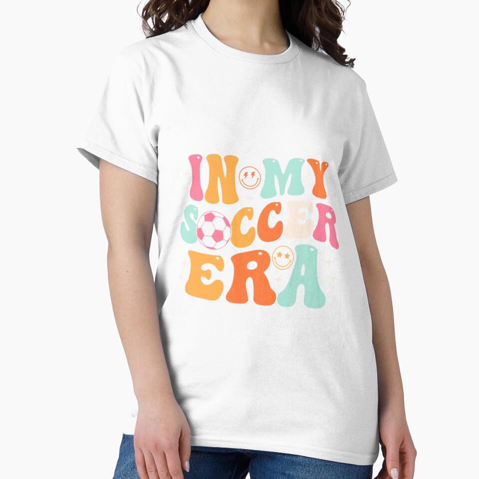 Groovy In My Soccer Era Soccer player Boys Kids by HazelWCagle