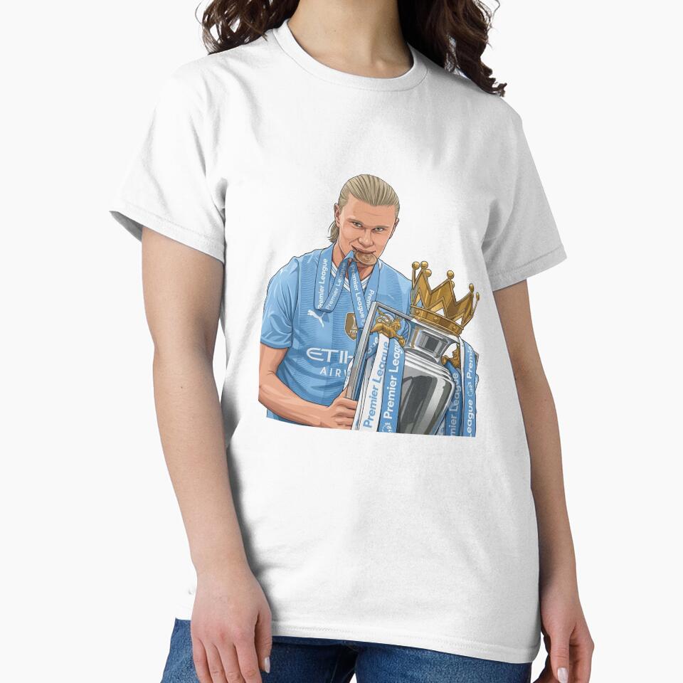 Haaland Goal Scorer – Norway Soccer Design by Mialunaa