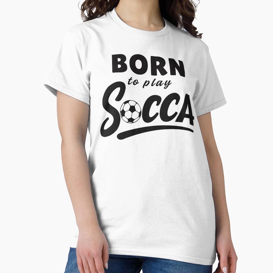 Born To Play Socca by Anniko Art Studio