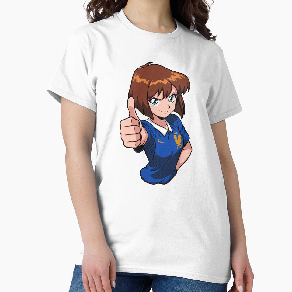 France Football Fan Anime Girl by MainColle