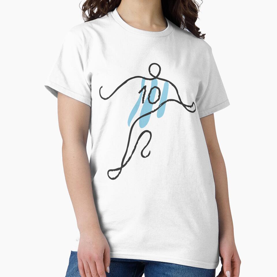 Argentina Number 10 Victory Celebration Design by missbobbit