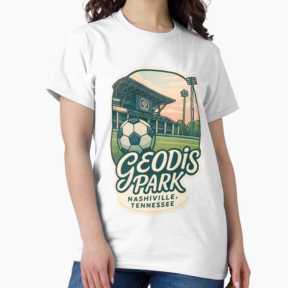 Geodis Park Soccer Field with Nashville Skyline by Places On Earth