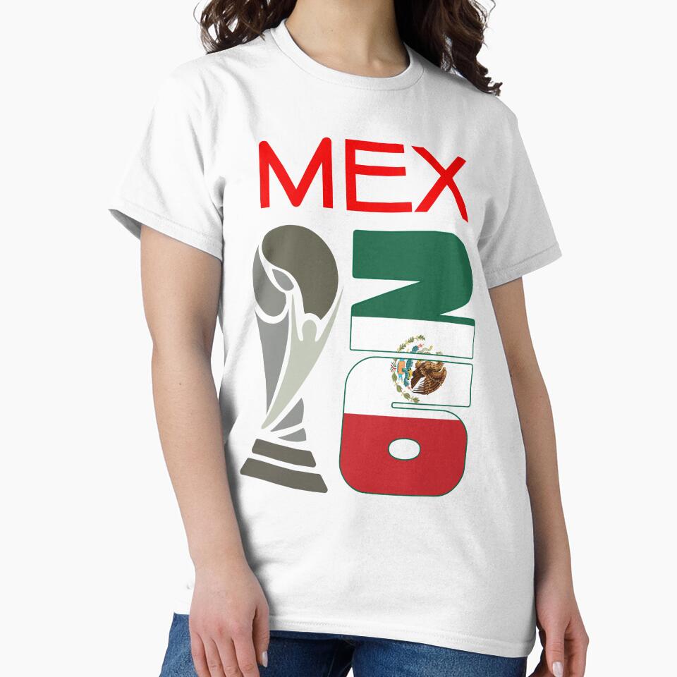 Mexico 2026 Soccer World Cup Trophy Mexican Flag Design by tarzbol
