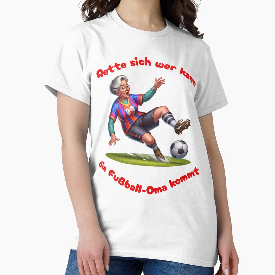 Save yourself if you can, the soccer grandma is coming by HerbertFlenner