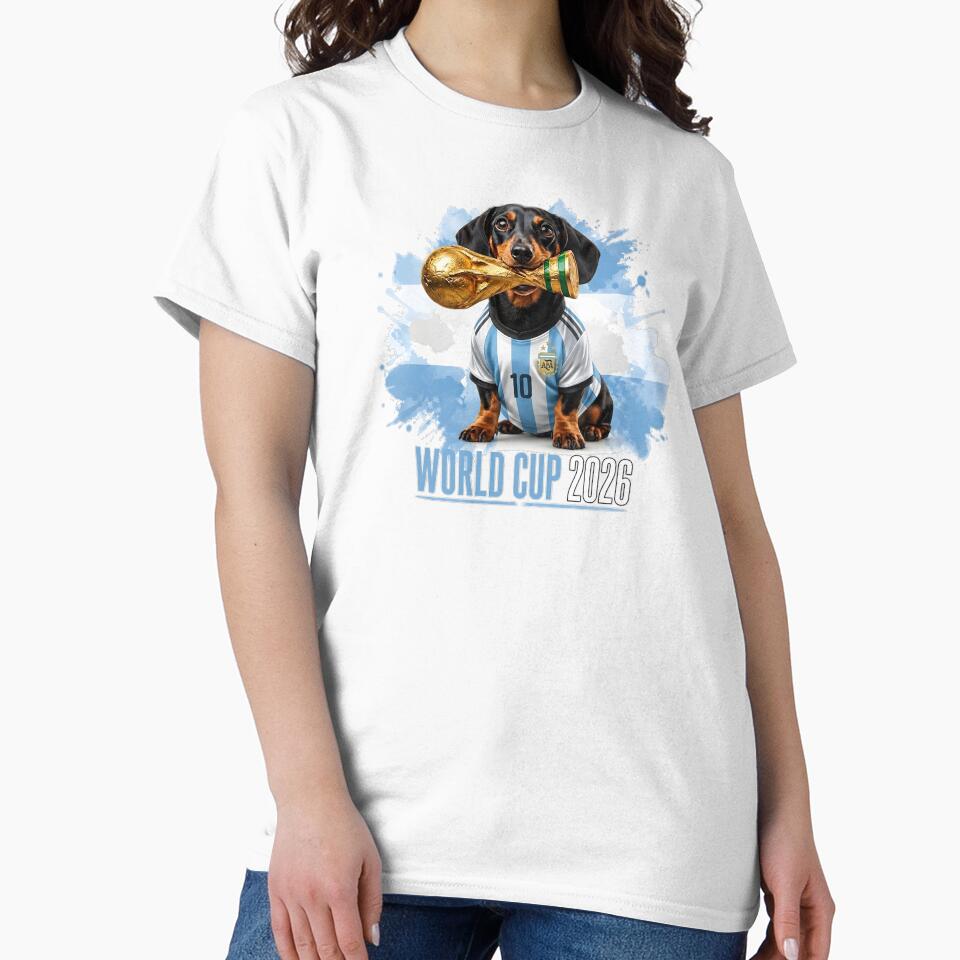Dachshund Argentina World Cup 2026 by Jack n' Sally's