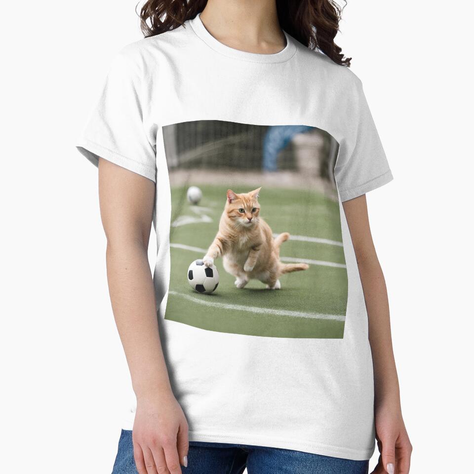 cat playing football by pig2u
