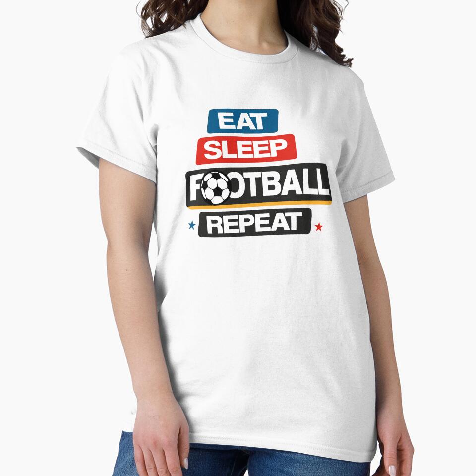 Eat Sleep Football Repeat by FashionHeritage