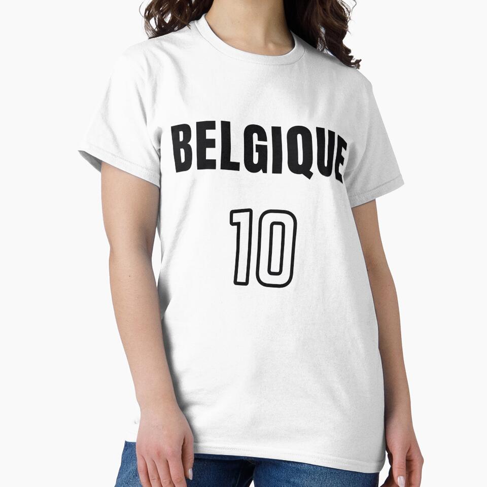 T-shirt number ten supporter of Belgian Red Devils by Passionfoot