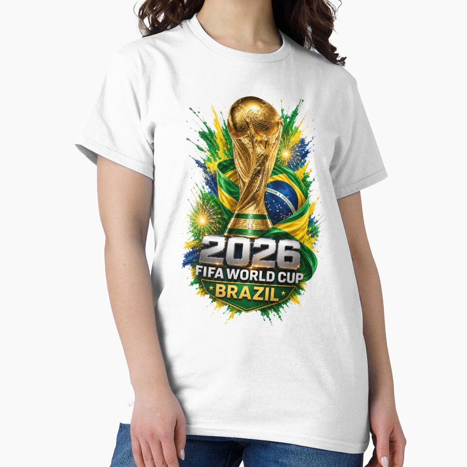 Brazil 2026 Football Fan Artwork by Retro Arabica