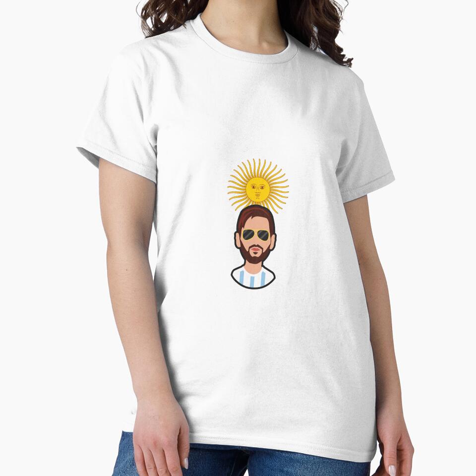 Messi Argentina Sun with Glasses by veemedia