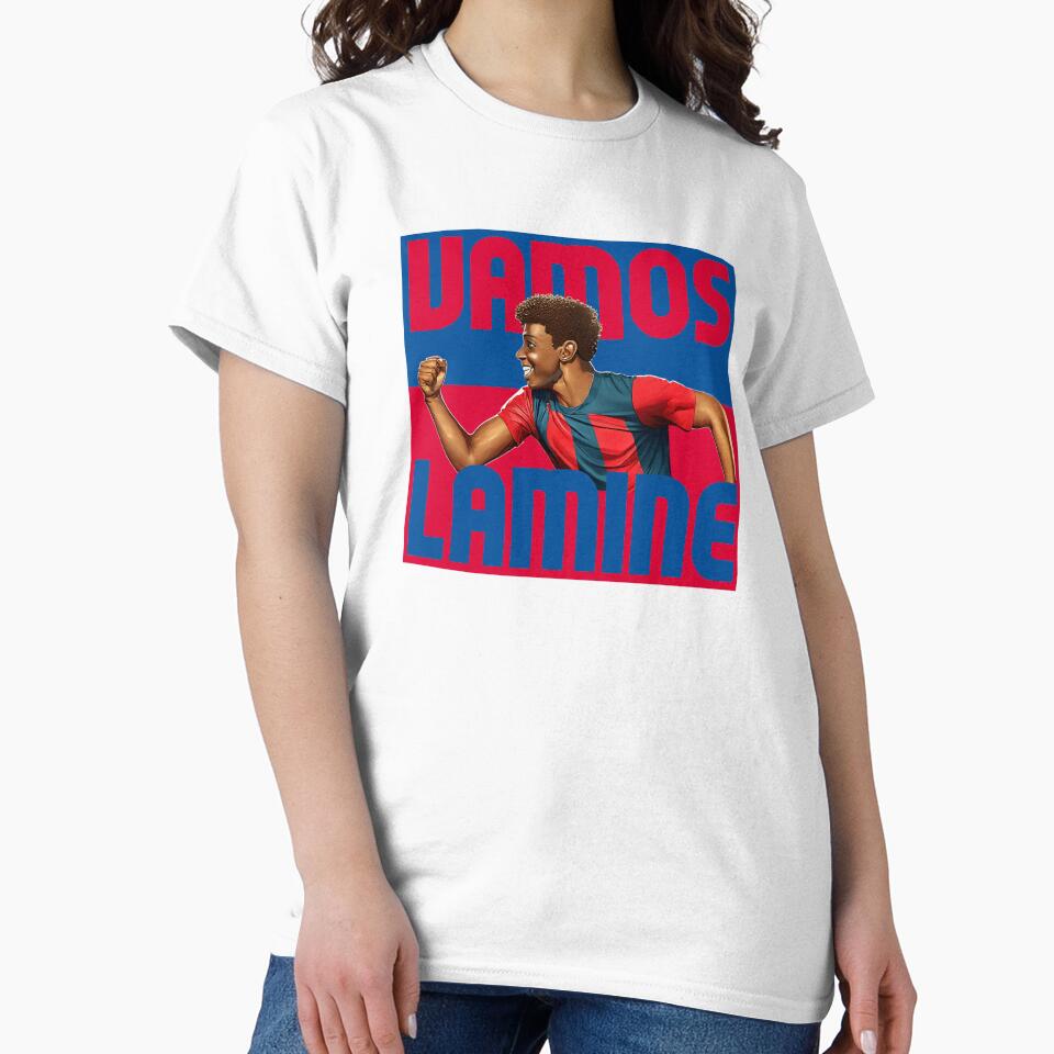 Vamos Lamine – FC Barcelona Rising Star Design by Ink on Thread