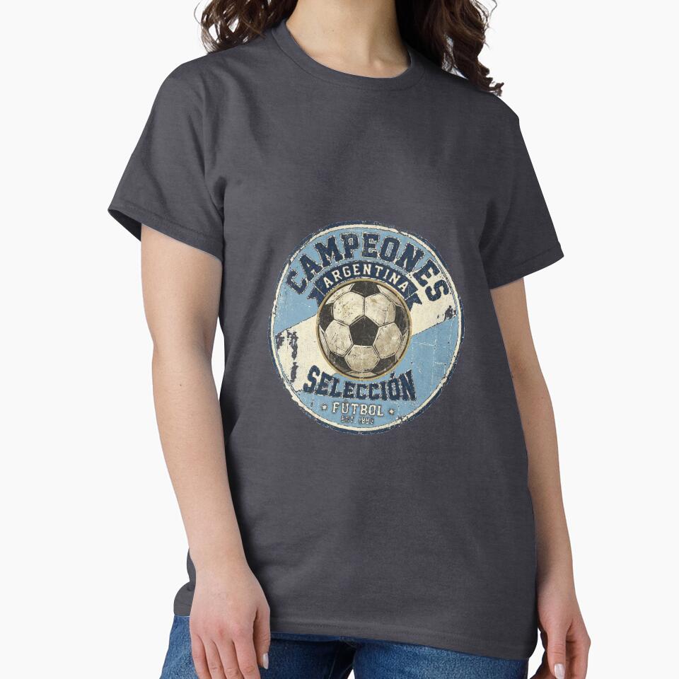 Campeones Argentina Futbol Tee by Fankickstore