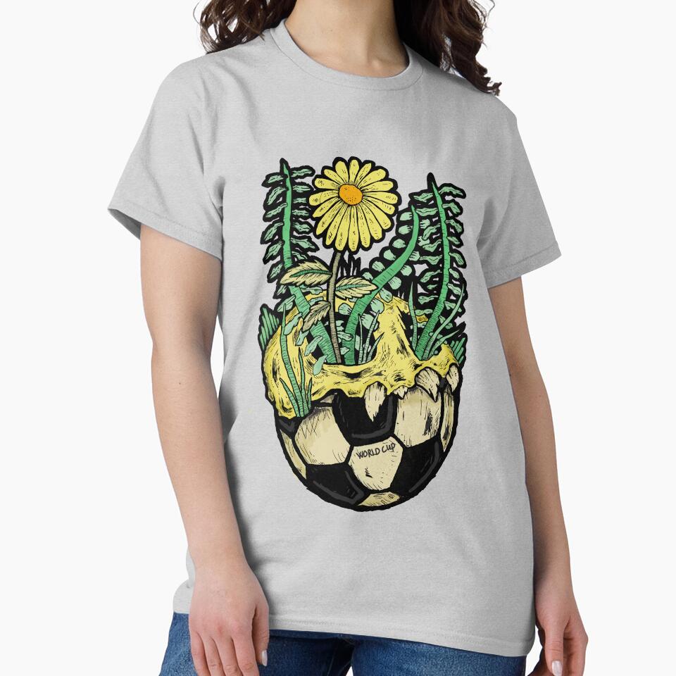 forever football fan skull and botany by delyo