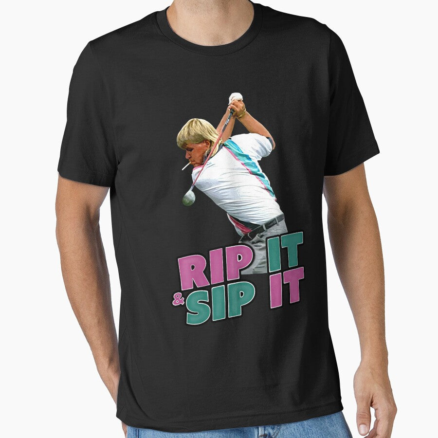 John Daly Rip Sip Golf Davidsisson Tee Unisex T-shirt, Sweatshirt, Hoodie (1)