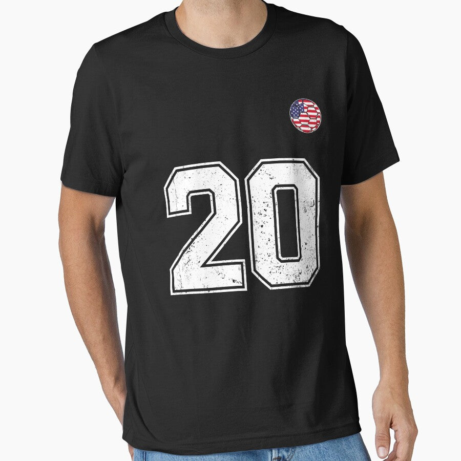 Soccer player Jersey number 20 Usa Fans by RoyesButler