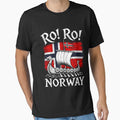 Ro! Ro! Norway Viking Ship Norway Soccer Fan Graphic by DarylPope
