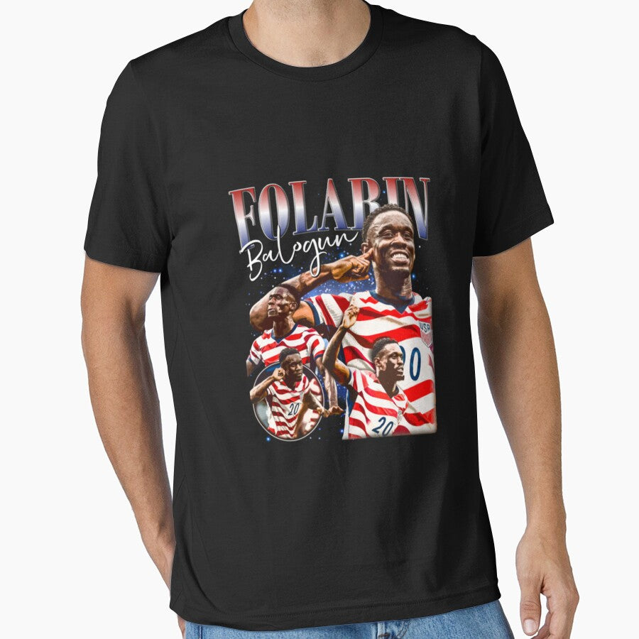 Folarin Balogun USA Soccer World Cup Vintage by Phillipsalexan