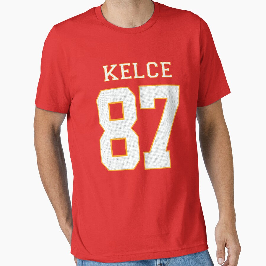Travis Kelce: Football Legend Art by luckyDesign423