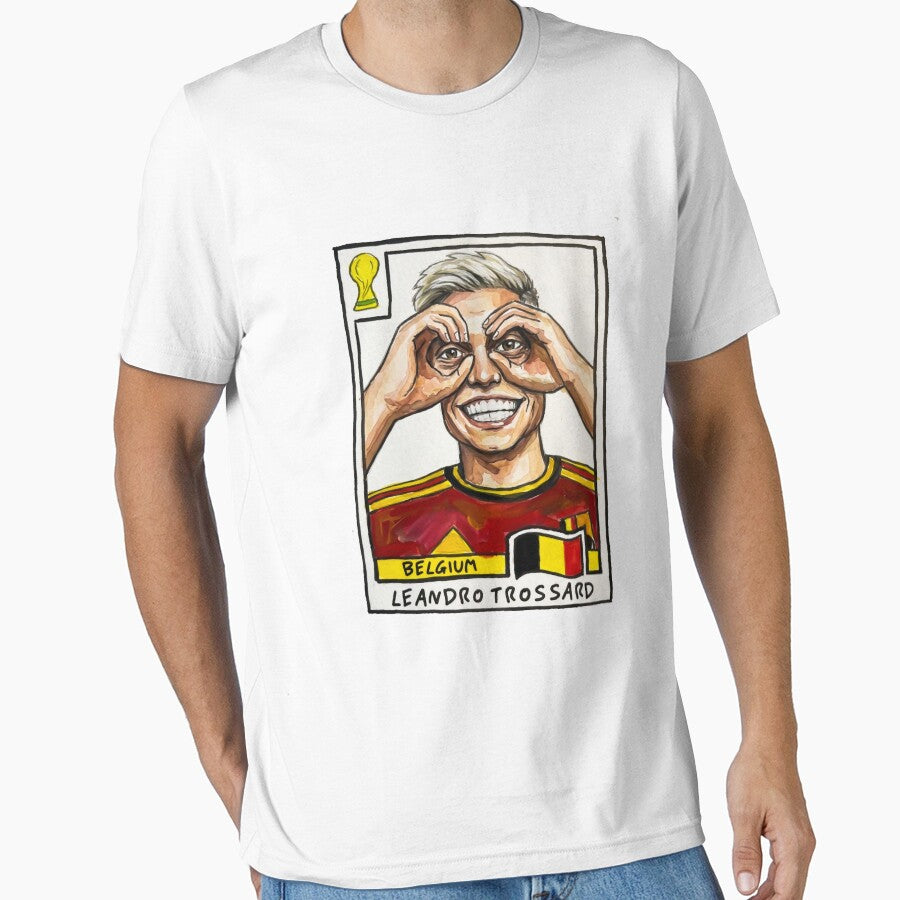 Leandro Trossard Belgium Football Doodle,Belgium World Cup 2026 by AlejandroRay