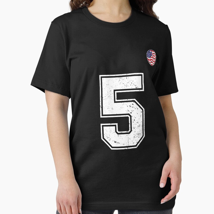 Soccer player Jersey number 5 Usa Fans by RoyesButler