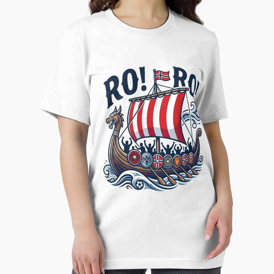 Ro! Ro! Norway Viking Longship Norway Soccer Fan by DarylPope