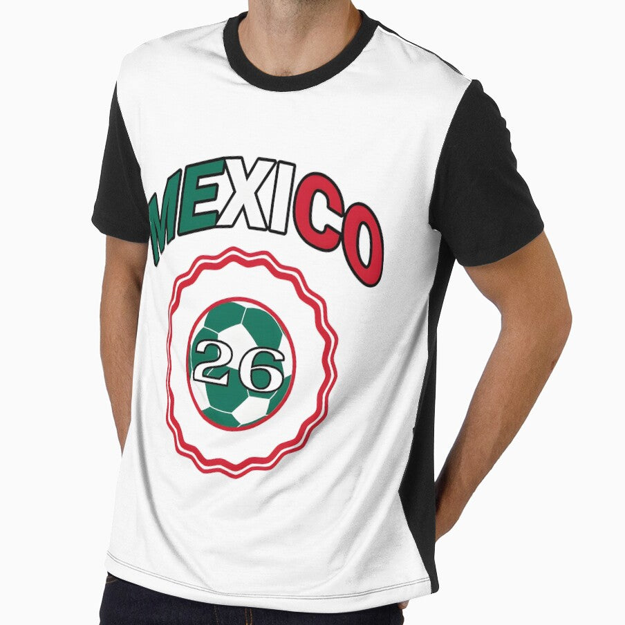 Mexico 2026 world cup soccer badge by Futbol26