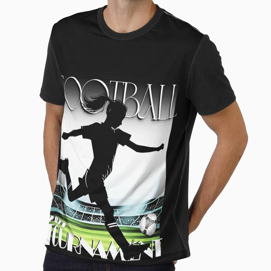 Womens Football 2027 Tournament Girl Silhouette by AXENT Designs