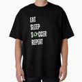 Eat Sleep Soccer Repeat Soccer Player Soccer Lover T-Shirt by Tee Studio