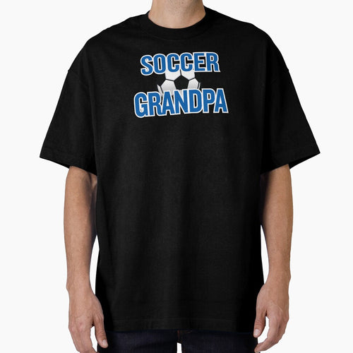 'Soccer Grandpa' (Black) by The Button Gal