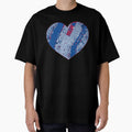 New York Heart Map – American Football Inspired City Art by BottleGnome