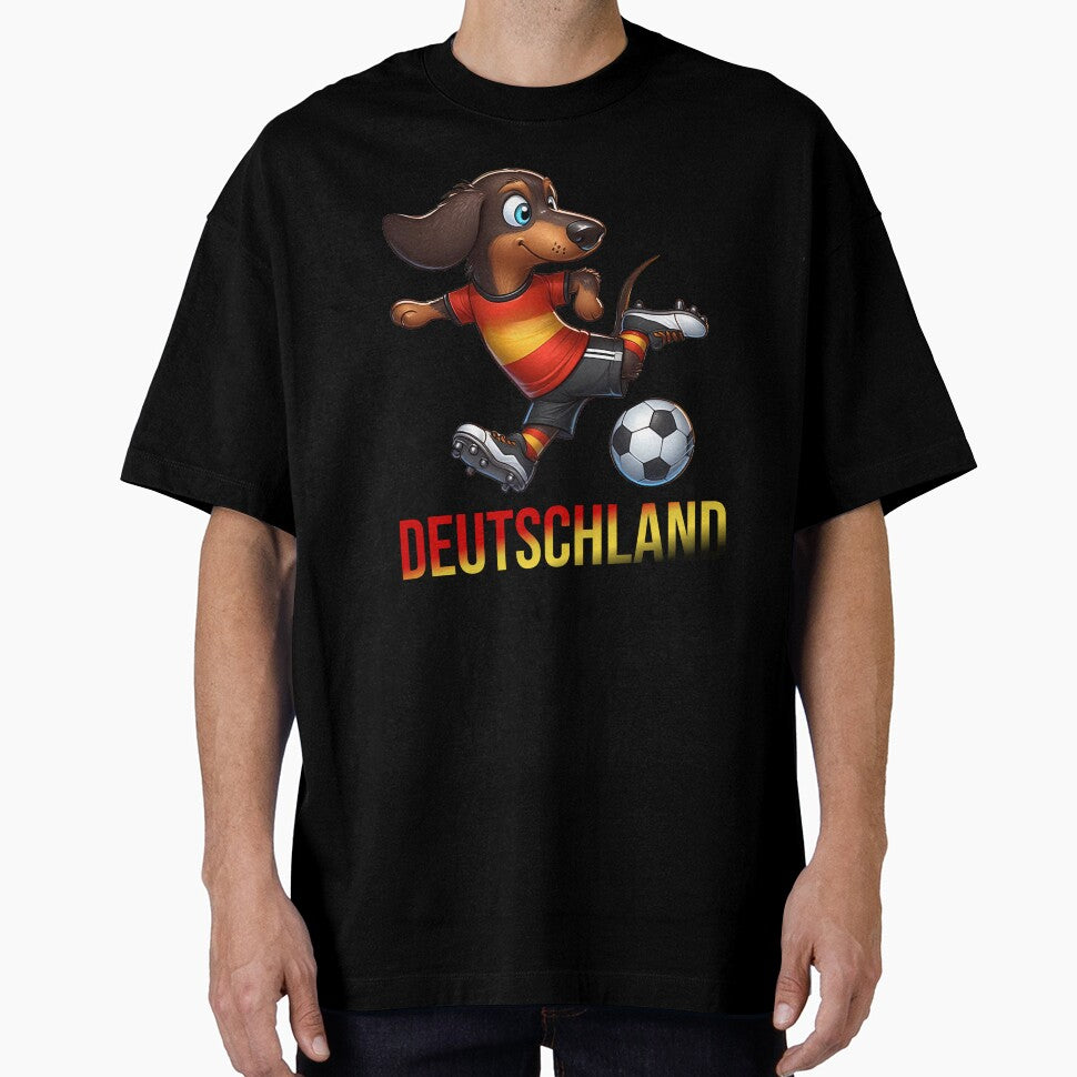Funny Dachshund soccer player,  German football team World Tournament by Oz64