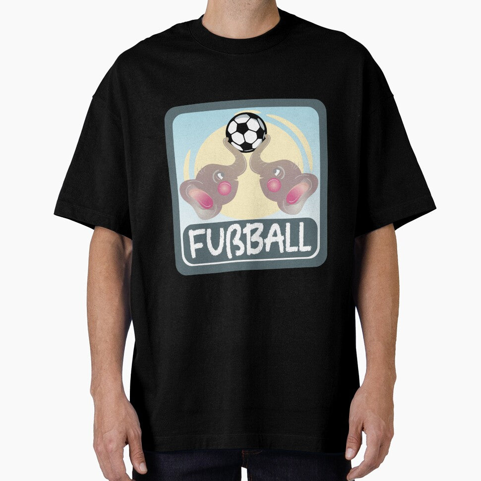 Children's football elephants children by minimalartstory