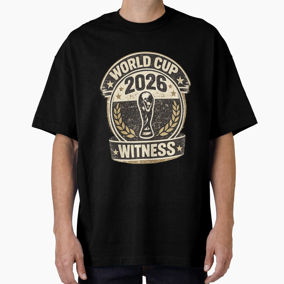World Cup 2026 Witness Vintage Football Fan T-Shirt by ArthUpscale